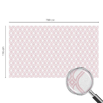 Samolepiaca fólia na sklo Ružové čiary