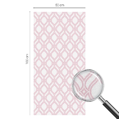 Samolepiaca fólia na sklo Ružové čiary