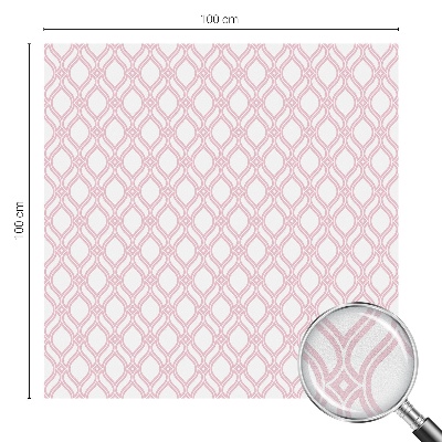 Samolepiaca fólia na sklo Ružové čiary