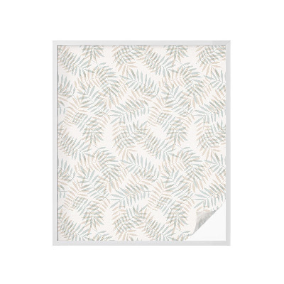 Fólia na okno na ochranu súkromia Listová elegancia