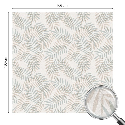 Fólia na okno na ochranu súkromia Listová elegancia