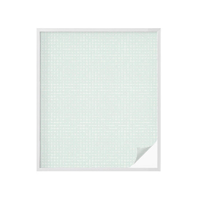 Samolepiaca vitráž na okno a dvere Geometrická symetria