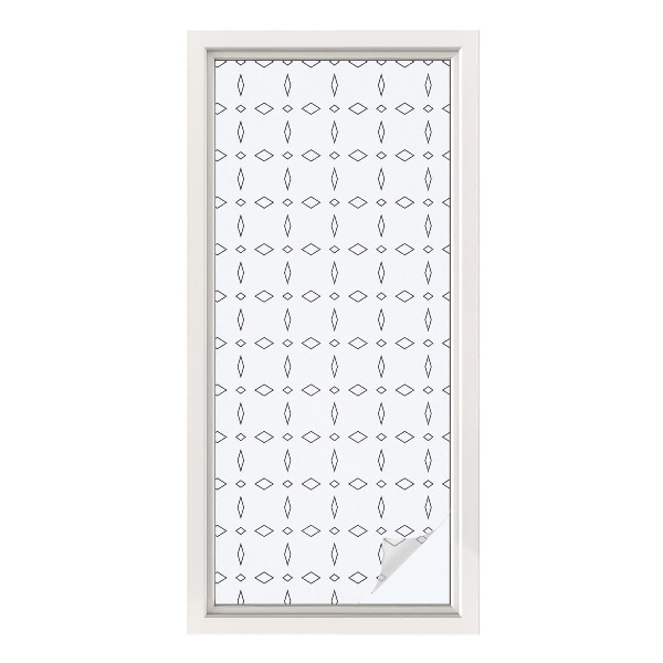 Samolepiaca fólia na sklo Kosoštvorcové tvary