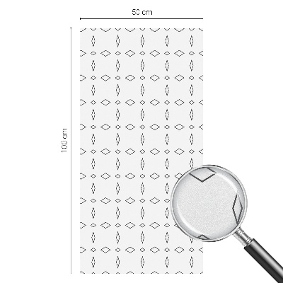 Samolepiaca fólia na sklo Kosoštvorcové tvary