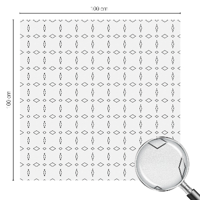 Samolepiaca fólia na sklo Kosoštvorcové tvary