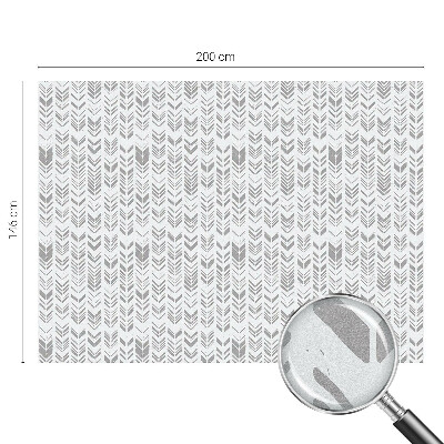 Fólia na okno na ochranu súkromia Vzor šípky