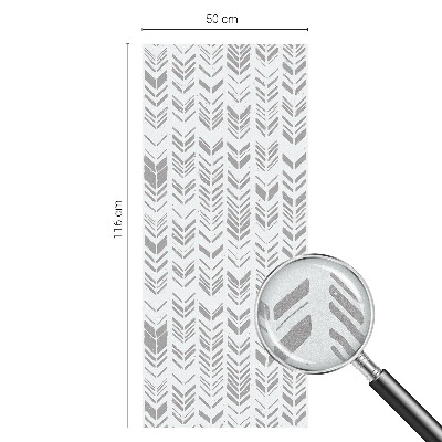 Fólia na okno na ochranu súkromia Vzor šípky