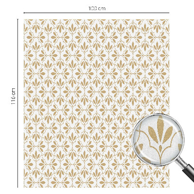 Samolepiaca vitráž na okno a dvere Elegancia rastlín