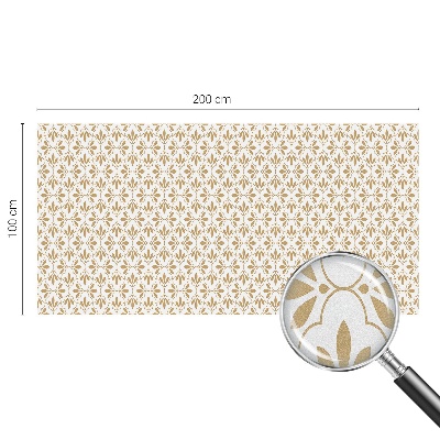 Samolepiaca vitráž na okno a dvere Elegancia rastlín