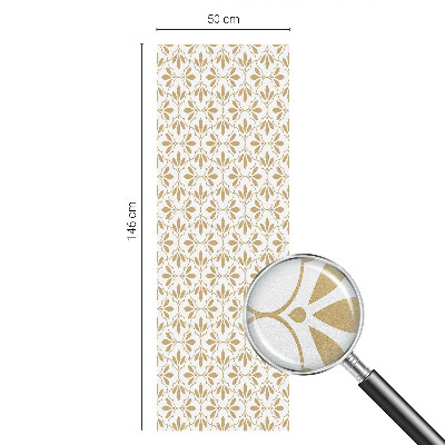 Samolepiaca vitráž na okno a dvere Elegancia rastlín