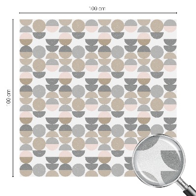 Privátna fólia na okno vitrážová Geometrické vzory