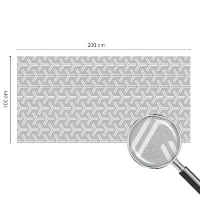 Privátna fólia na okno vitrážová Minimalistické línie