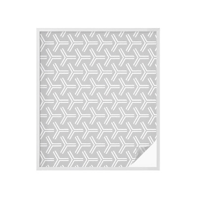 Privátna fólia na okno vitrážová Minimalistické línie