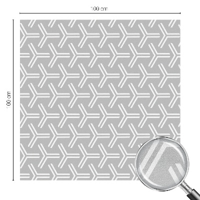 Privátna fólia na okno vitrážová Minimalistické línie