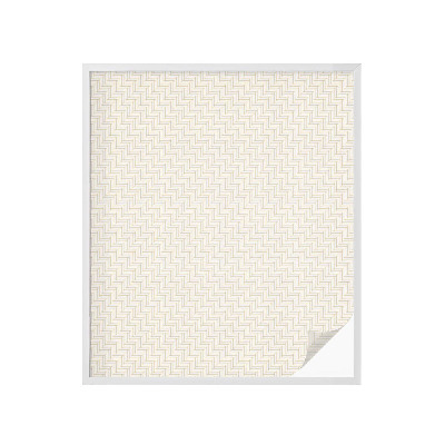 Samolepiaca vitráž na okno a dvere Elegancia rybej kosti