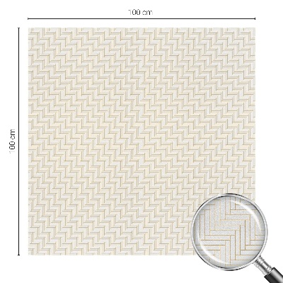 Samolepiaca vitráž na okno a dvere Elegancia rybej kosti