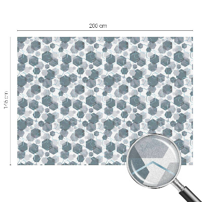 Samolepiaca fólia na sklo Geometrické šesťuholníky