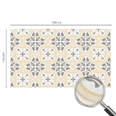 Samolepiaca vitráž na okno a dvere Rastlinné vzory