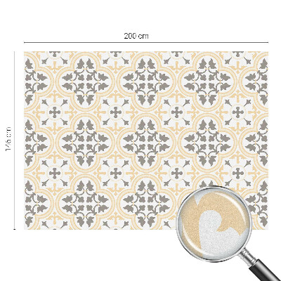 Samolepiaca vitráž na okno a dvere Rastlinné vzory