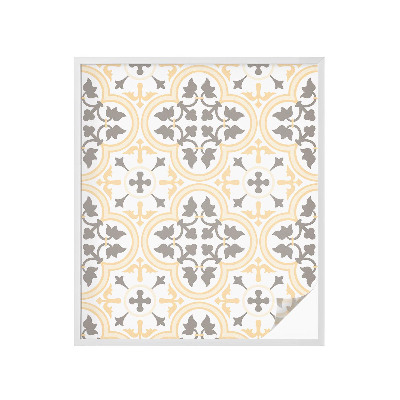 Samolepiaca vitráž na okno a dvere Rastlinné vzory