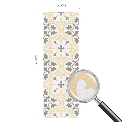 Samolepiaca vitráž na okno a dvere Rastlinné vzory