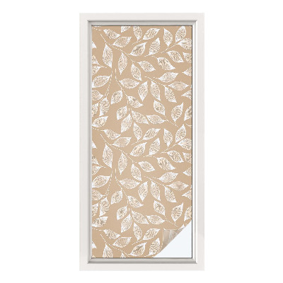 Dekoračná fólia na sklo vitráž Listy prírody