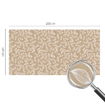 Dekoračná fólia na sklo vitráž Listy prírody