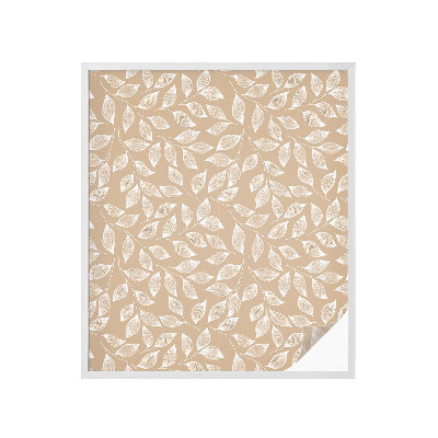 Dekoračná fólia na sklo vitráž Listy prírody