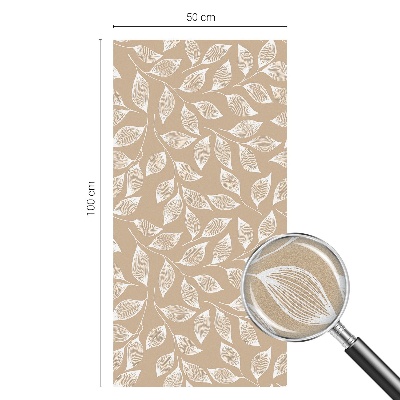 Dekoračná fólia na sklo vitráž Listy prírody