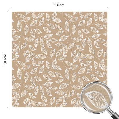 Dekoračná fólia na sklo vitráž Listy prírody