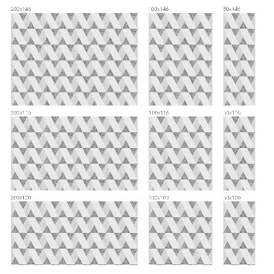 Privátna fólia na okno vitrážová Sivé trojuholníky