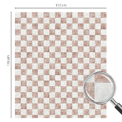 Samolepiaca fólia na sklo Klasická šachovnica