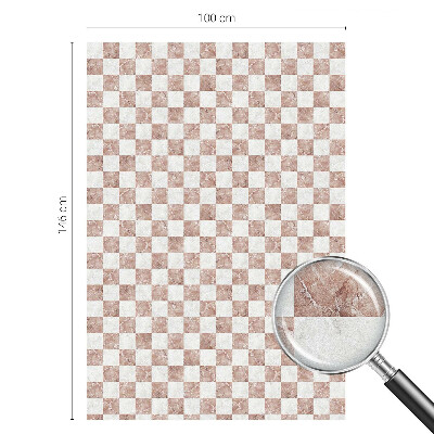 Samolepiaca fólia na sklo Klasická šachovnica