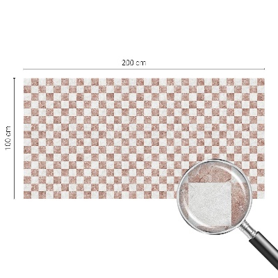 Samolepiaca fólia na sklo Klasická šachovnica