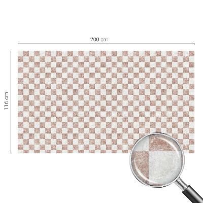 Samolepiaca fólia na sklo Klasická šachovnica