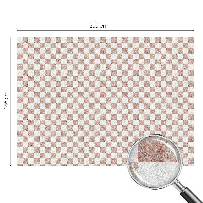 Samolepiaca fólia na sklo Klasická šachovnica