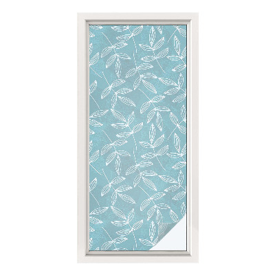 Dekoračná fólia na sklo vitráž Listová elegancia