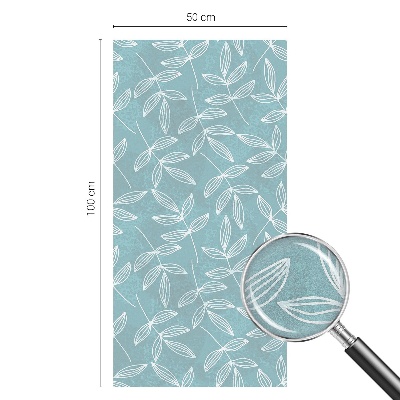 Dekoračná fólia na sklo vitráž Listová elegancia