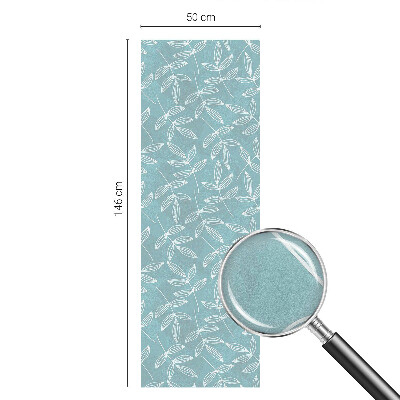 Dekoračná fólia na sklo vitráž Listová elegancia