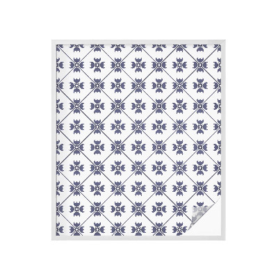 Samolepiaca vitráž na okno a dvere Rastlinný motív