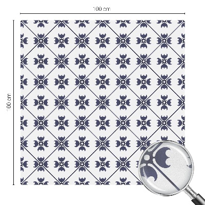 Samolepiaca vitráž na okno a dvere Rastlinný motív