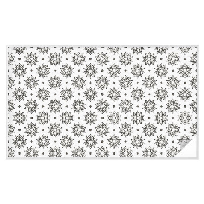 Samolepiaca vitráž na okno a dvere Klasické rozety