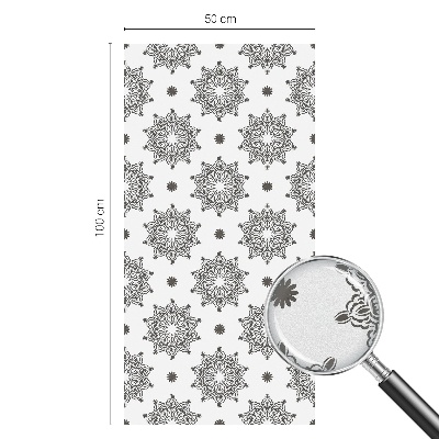 Samolepiaca vitráž na okno a dvere Klasické rozety