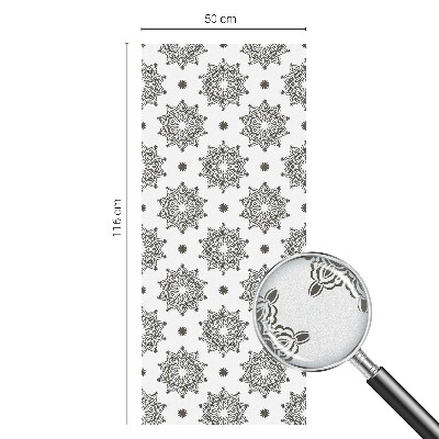 Samolepiaca vitráž na okno a dvere Klasické rozety