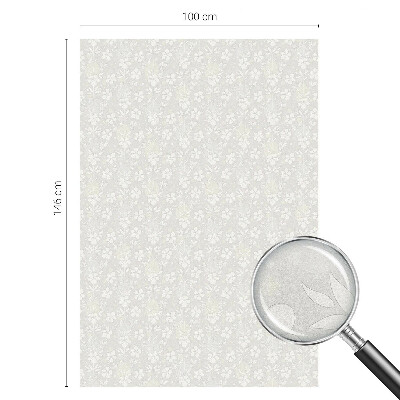 Samolepiaca fólia na sklo Jemné kvety