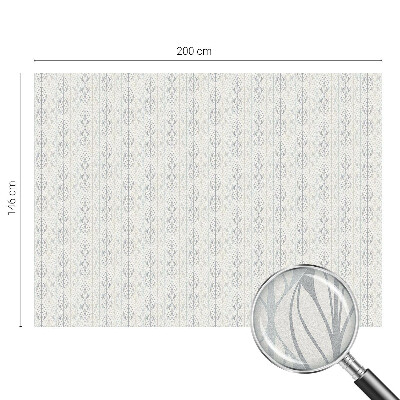 Privátna fólia na okno vitrážová Listový vzor