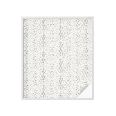 Privátna fólia na okno vitrážová Listový vzor