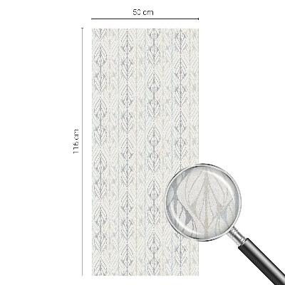 Privátna fólia na okno vitrážová Listový vzor