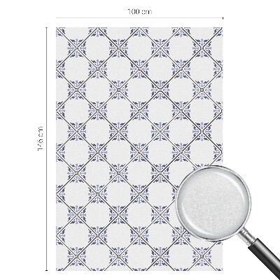 Fólia na okno na ochranu súkromia Geometrické dlaždice