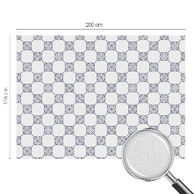 Fólia na okno na ochranu súkromia Geometrické dlaždice